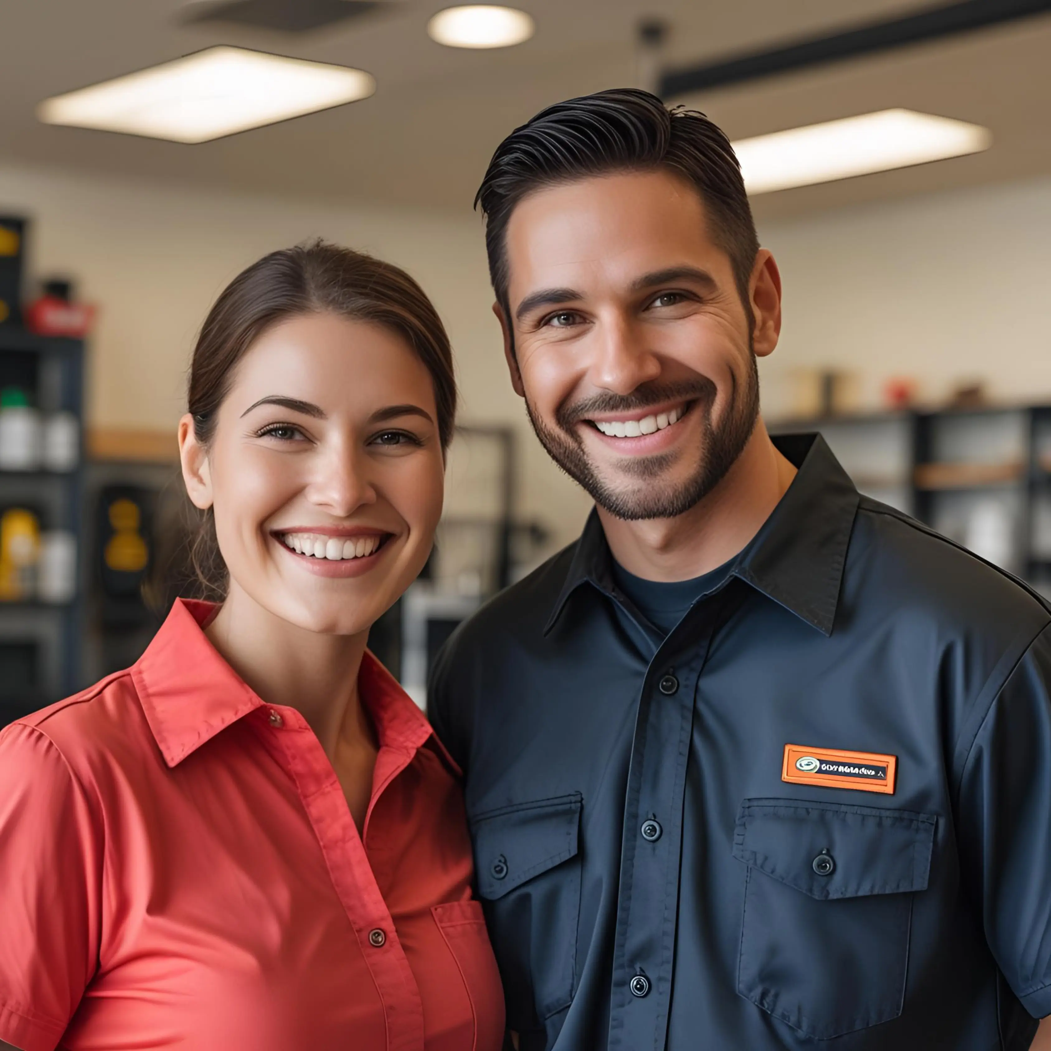 Técnico reparando electrodoméstico